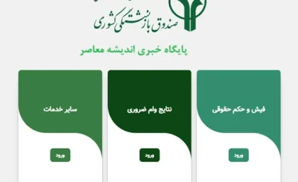 ورود به سامانه فیش حقوقی بازنشستگان کشوری | دریافت فیش حقوقی بازنشستگان با کد ملی + راهنمای کامل سامانه خدمات الکترونیک