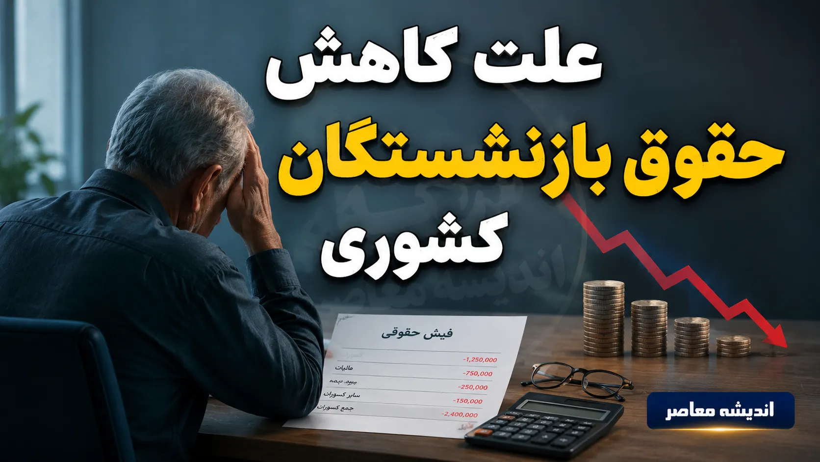 کسر حقوق بازنشستگان کشوری ۱۴۰۵ | ماجرای کاهش مبلغ واریزی چیست و علت کسورات فیش حقوقی اعلام شد؟