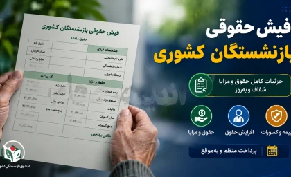 سایت بازنشستگان کشوری | ورود به سامانه و دریافت فیش حقوقی، حکم و خدمات الکترونیکی بازنشستگان