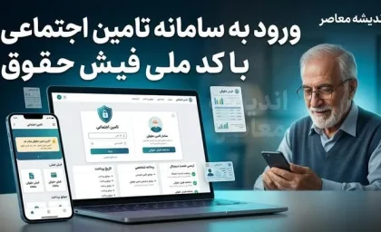 ورود به سامانه تامین اجتماعی با کد ملی و دریافت فیش حقوقی بازنشستگان + لینک مستقیم
