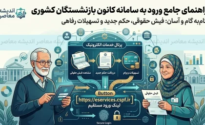 لینک ورود به کانون بازنشستگان کشوری؛ درگاه رسمی خدمات الکترونیک اعلام شد