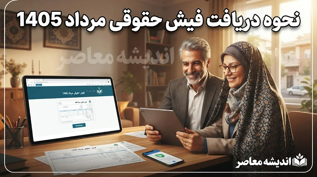 فیش حقوقی مرداد ۱۴۰۵ بازنشستگان تامین اجتماعی؛ آموزش گام‌به‌گام دریافت