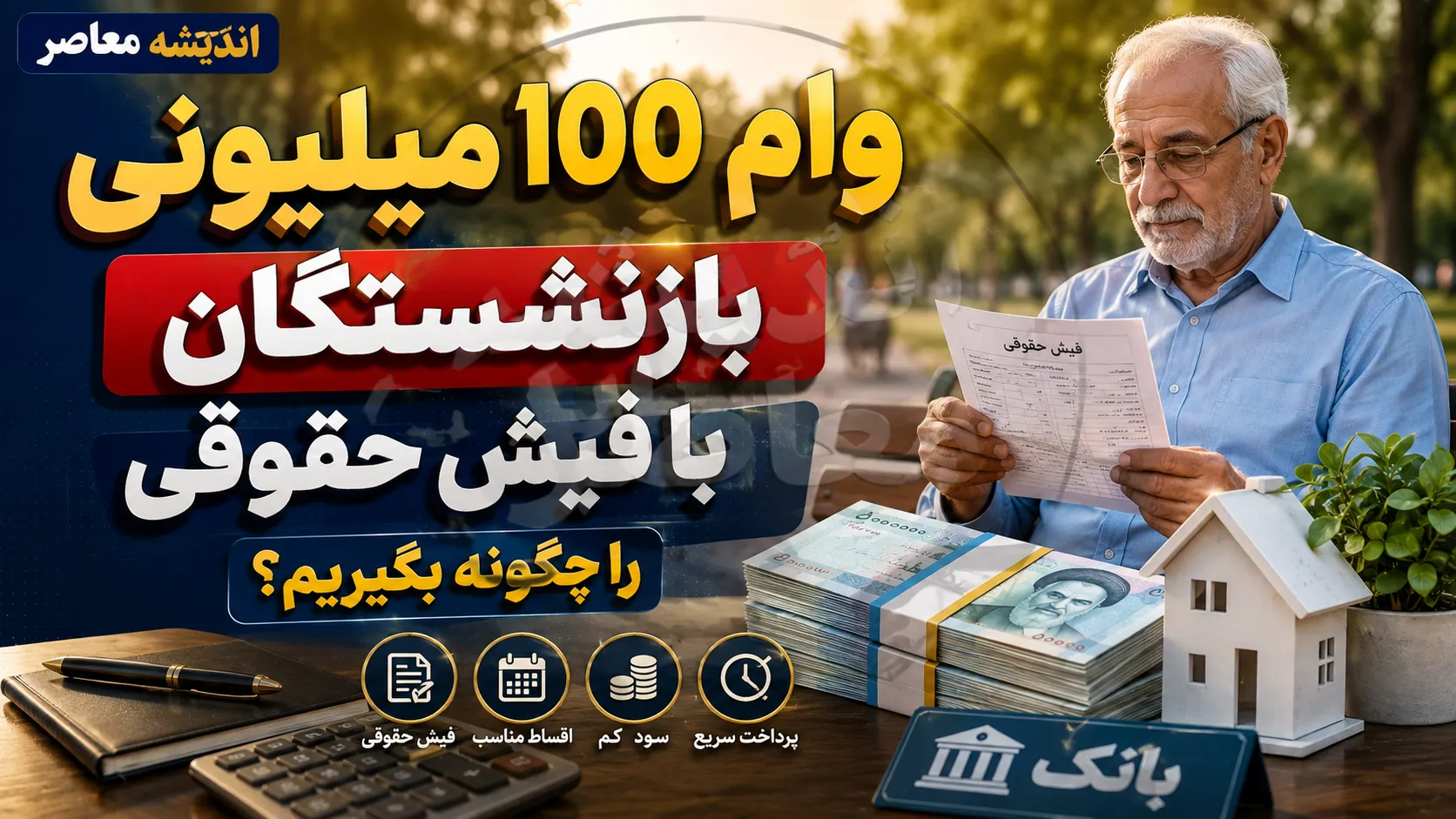 آغاز ثبت نام وام ۱۰۰ میلیون تومانی بازنشستگان در شهریور ۱۴۰۵؛ شرایط دریافت، مشمولان و نحوه ثبت درخواست اعلام شد