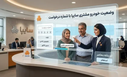 وضعیت خودرو مشتری سایپا با شماره درخواست | راهنمای پیگیری تحویل خودرو سایپا