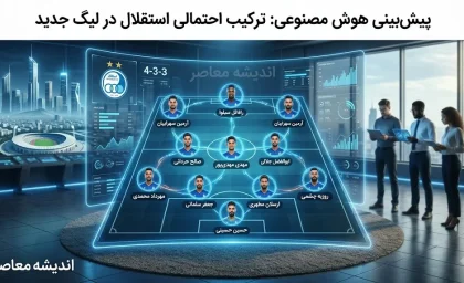 ترکیب احتمالی استقلال در لیگ جدید؛ پیشبینی هوش مصنوعی از چینش آبیپوشان با هدایت سهراب بختیاریزاده