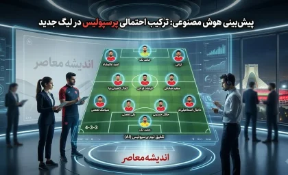 ترکیب احتمالی پرسپولیس در لیگ جدید؛ پیش بینی هوش مصنوعی از چیدمان سرخپوشان