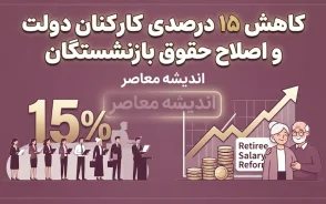 کاهش ۱۵ درصدی کارکنان دولت و اصلاح حقوق بازنشستگان؛ آخرین جزئیات تصمیم جدید دولت