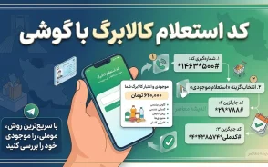 کد استعلام کالابرگ با گوشی ۱۴۰۵ | کد دستوری مشاهده موجودی کالابرگ و دریافت رمز خرید