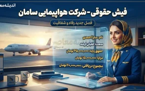 فیش حقوقی Saman Air؛ نحوه مشاهده فیش حقوقی کارکنان سامان ایر و جزئیات سامانه