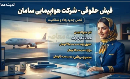 فیش حقوقی Saman Air؛ نحوه مشاهده فیش حقوقی کارکنان سامان ایر و جزئیات سامانه