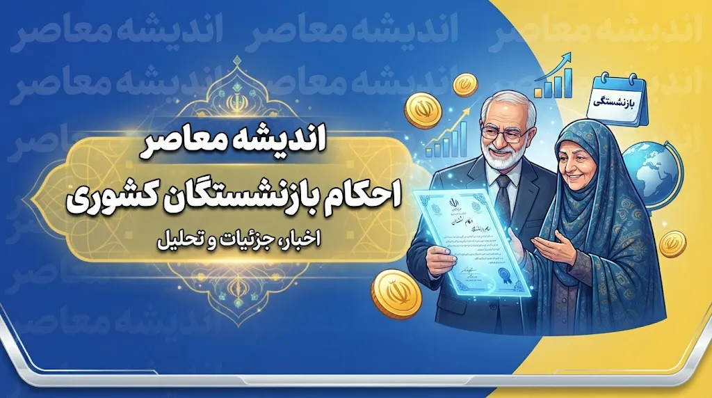 دانلود جدیدترین احکام بازنشستگان کشوری ۱۴۰۵ | راهنمای دریافت حکم حقوقی جدید