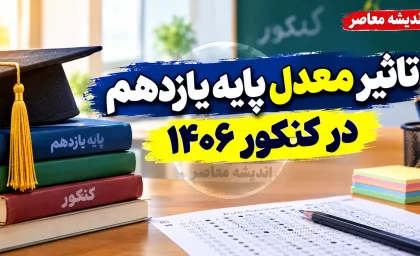 تأثیر معدل پایه یازدهم در کنکور ۱۴۰۶؛ چند درصد است و کدام نمرات محاسبه می شود؟