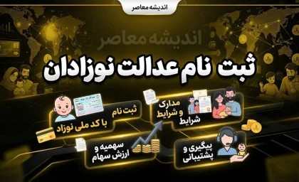 ثبت نام سهام عدالت نوزادان ۱۴۰۵ | شرایط، سامانه و نحوه ثبت درخواست سهام نوزادان