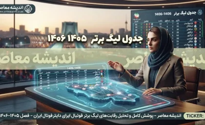 جدول لیگ برتر فوتبال ایران ۱۴۰۵–۱۴۰۶؛ تراکتور صدرنشین، استقلال دوم و پرسپولیس سوم