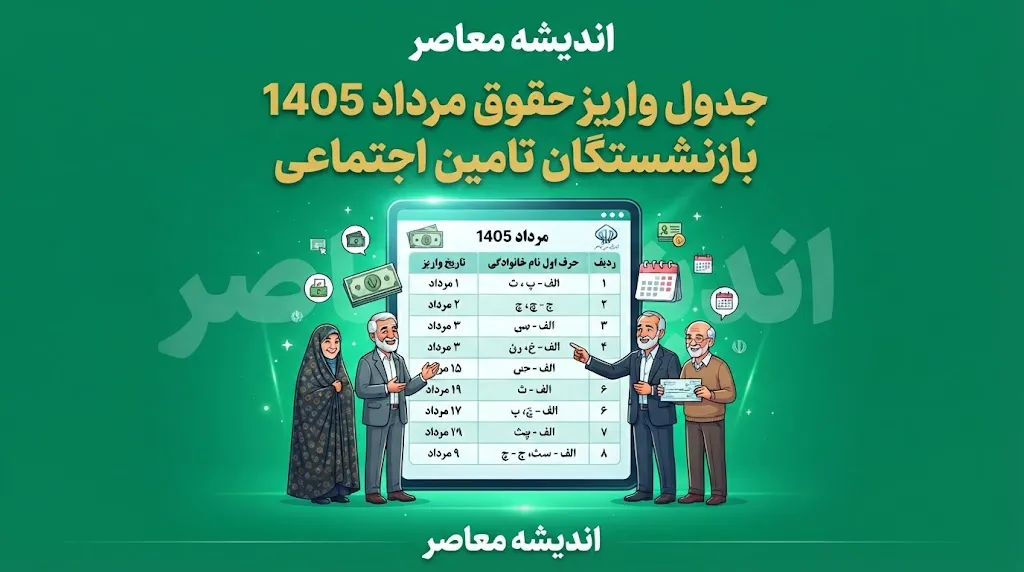 تغییر مبنای حقوق و مزایای بازنشستگان در شهریور ۱۴۰۵ | تصمیم جدید درباره محاسبه حقوق بازنشستگی و جزئیات افزایش مستمری بازنشستگان تامین اجتماعی