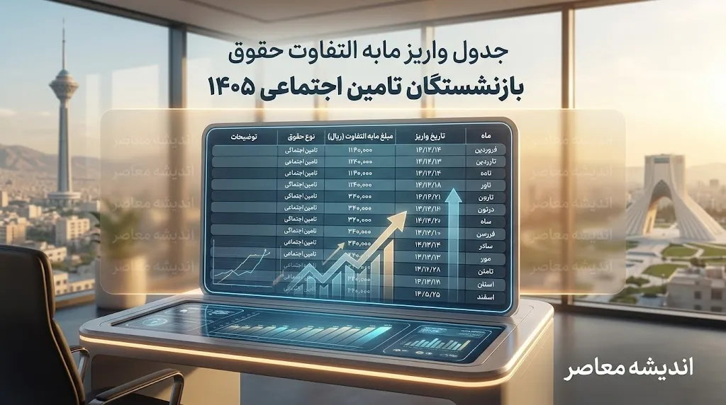 جدول جدید واریز مابه التفاوت حقوق بازنشستگان ۱۴۰۵ | پرداخت معوقات فروردین آغاز شد؛ چه کسانی زودتر پول می گیرند؟