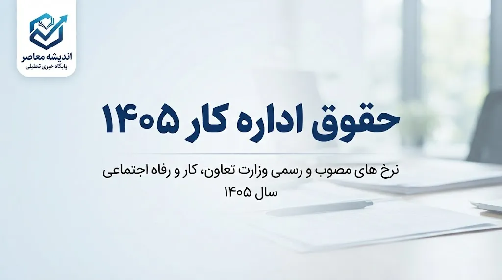 حقوق اداره کار ۱۴۰۵؛ جدول کامل حداقل حقوق کارگران، دستمزد روزانه و مزایای کارگران