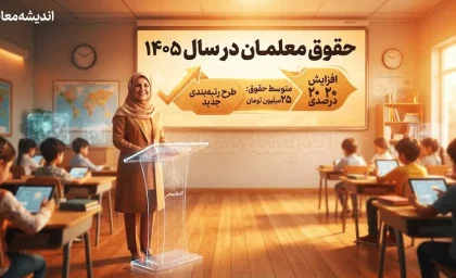 افزایش حقوق معلمان ۱۴۰۵ | آخرین خبر از حقوق فرهنگیان، رتبه بندی و افزایش دریافتی از مهر