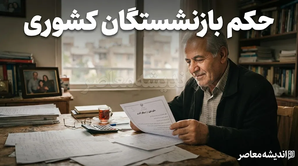 حکم بازنشستگان کشوری ۱۴۰۵ | جزئیات حکم جدید، افزایش حقوق و متناسب سازی