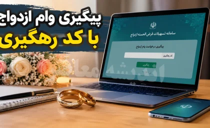 مشاهده وضعیت وام ازدواج با کد رهگیری ۱۴۰۵؛ استعلام وام ازدواج با کد رهگیری چگونه انجام می شود؟ | راهنمای کامل پیگیری ثبت نام وام ازدواج