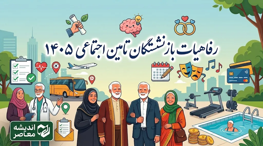 رفاهیات جدید بازنشستگان در مهر ۱۴۰۵ | جزئیات خدمات رفاهی، وام، بیمه تکمیلی و بسته های خرید بازنشستگان