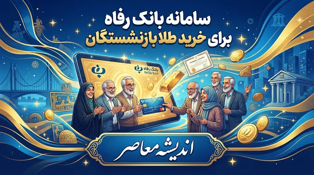 سامانه بانک رفاه برای خرید طلا بازنشستگان | آدرس سامانه زرین تامین و نحوه ثبت نام
