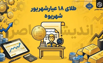 قیمت طلای ۱۸ عیار شهریور ۱۴۰۵ | جدول نوسانات، بالاترین و پایین‌ترین نرخ + پیش‌بینی پایان ماه