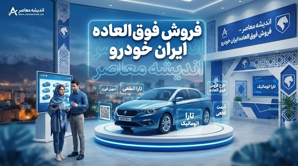 فروش فوق العاده ایران خودرو ۶ مهر ۱۴۰۵ | آخرین وضعیت ثبت نام، تحویل فوری، قیمت خودروها و سامانه فروش ایران‌خودرو