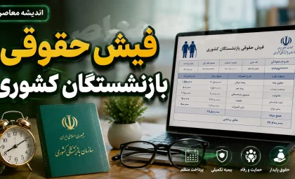 مشاهده فیش حقوقی بازنشستگان کشوری ۱۴۰۵ | ورود مستقیم به سامانه فیش حقوقی بازنشستگان کشوری با کد ملی + آموزش دریافت فیش