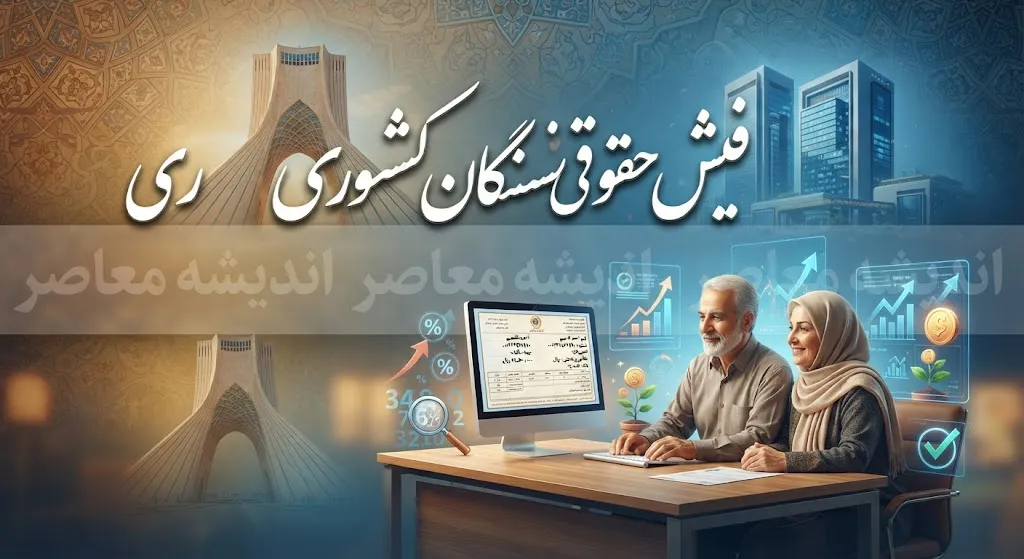 فیش حقوقی بازنشستگان کشوری ۱۴۰۵ | نحوه دریافت فیش حقوقی با کد ملی و شماره دفتر کل