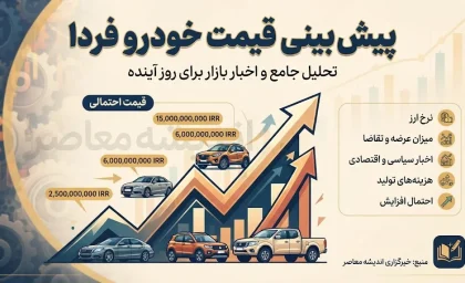 پیش بینی قیمت خودرو فردا پنجشنبه ۲ مهر ۱۴۰۵ | بازار خودرو گران می شود یا ارزان؟