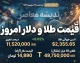قیمت طلا و دلار امروز پنجشنبه ۱۹ شهریور ۱۴۰۵ / دلار در آستانه ۲۳۴ هزار تومان و طلای ۱۸ عیار در محدوده ۲۴ میلیون و ۳۰۰ هزار تومان / آخرین قیمت بازار طلا و ارز