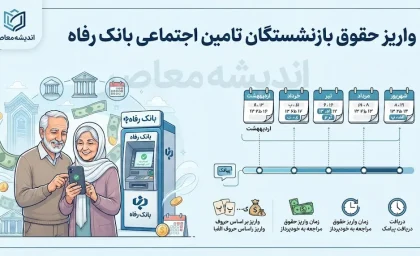 واریز حقوق بازنشستگان تامین اجتماعی بانک رفاه؛ زمان پرداخت شهریور ۱۴۰۵ اعلام شد
