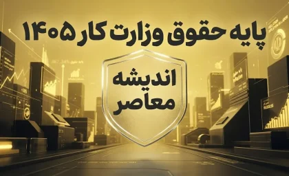پایه حقوق وزارت کار ۱۴۰۵ | جدول کامل حقوق کارگران، حداقل دستمزد و مزایا