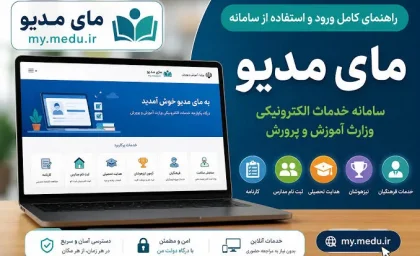 ثبت نام مای مدیو ۱۴۰۵؛ راهنمای ورود به سامانه my.medu.ir و خدمات دانش‌آموزی